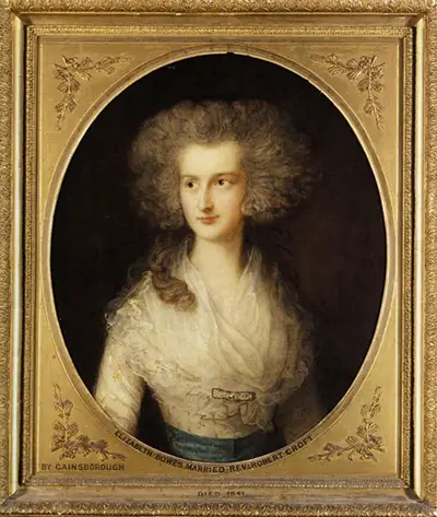 Portrait of Elizabeth Bowes Thomas Gainsborough